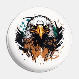 Graffiti Paint Eagle Bird Creative Pin