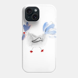 Chicken Yard 2 Alt -Full Size Image Phone Case