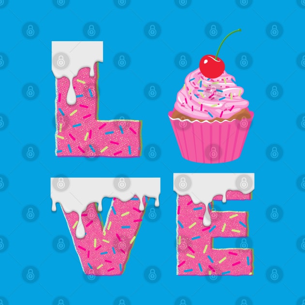 Cupcakes Baking Sweet - Love by JunThara