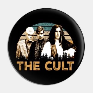 Graphic Cult-Rock Music Pin