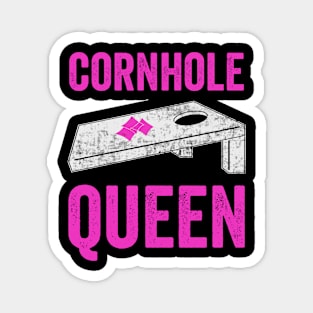 Cornhole Queen Funny Corn Hole For Women Magnet
