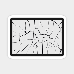 Cracked Glass Magnet