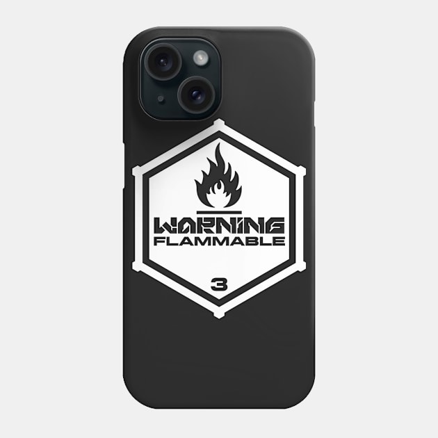 Warning: Flammable Phone Case by TerminalDogma