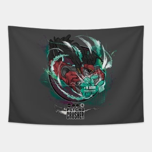 M. BISON: PSYCHO CRUSHER Tapestry