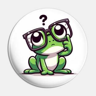 Lost in the Swamp: The Confused Frog Pin