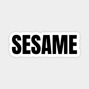 Sesame Word - Simple Bold Text Magnet