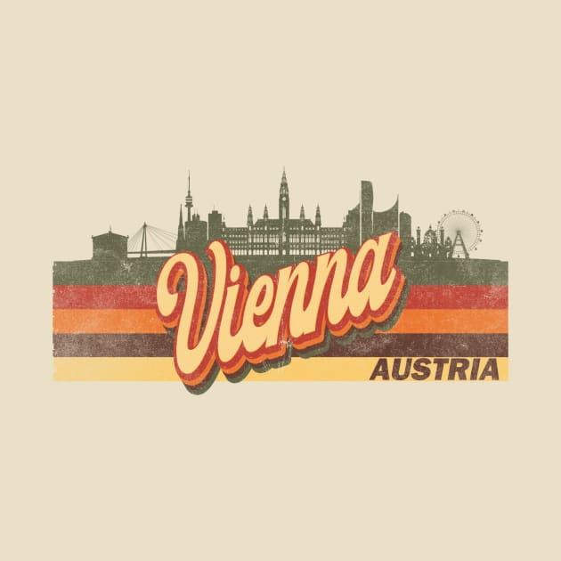 retro Vienna city by Happy as I travel