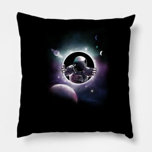 Astronaut Cosmic Tshirt Stars Space Travel Pillow