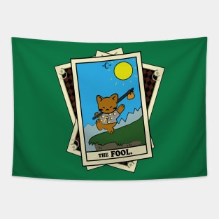 TAROT CARDS DECK | THE FOOL. | FORTUNE CAT Tapestry