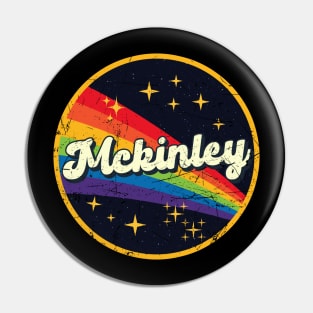 Mckinley // Rainbow In Space Vintage Grunge-Style Pin