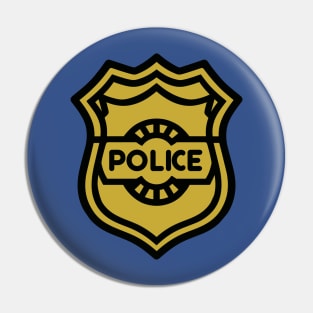 Police Badge Pin