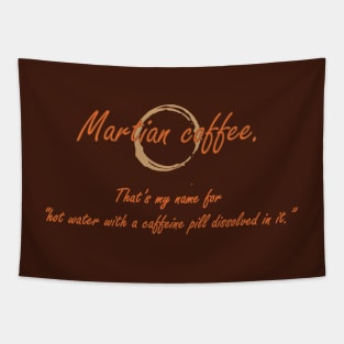 Martian Coffee Tapestry