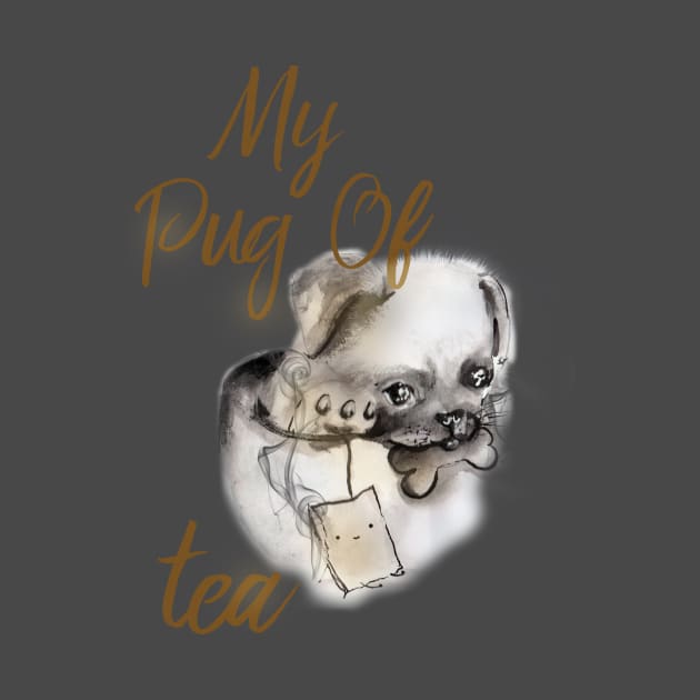 My Pug of Tea by AnnikaPixie