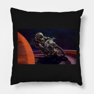 Cosmic cafe racer Pillow