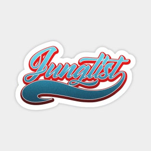 Team Junglist Tail Red and Blue Magnet