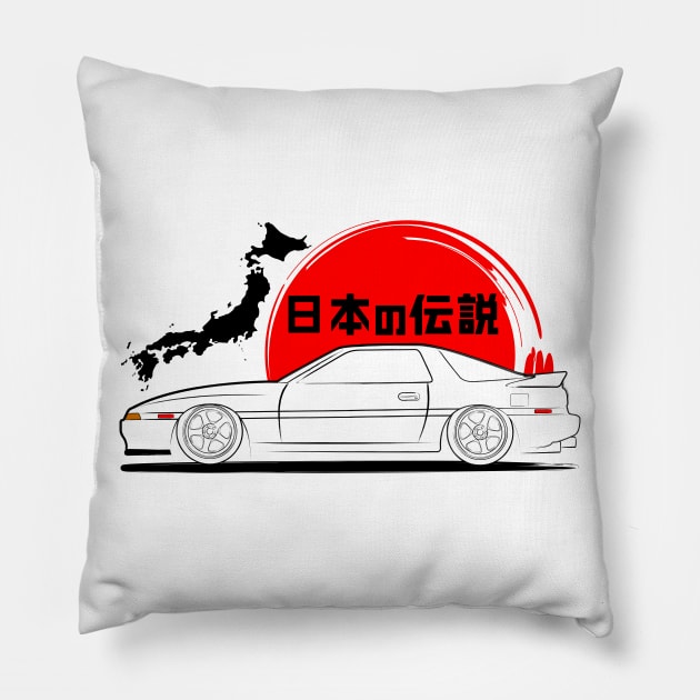 JDM Supra MK3 Pillow by turboosted