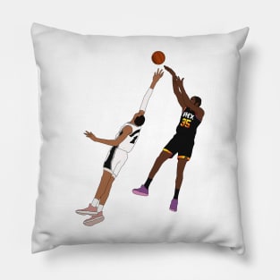 KD over Wemby Jumpshot Pillow