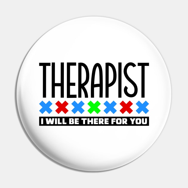 Therapist Pin by colorsplash