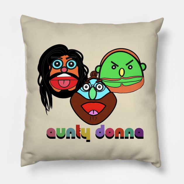 House of Fun Pillow by VultureVomitInc