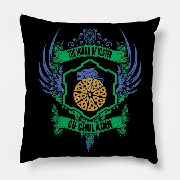 CU CHULAINN - LIMITED EDITION Pillow by FlashRepublic