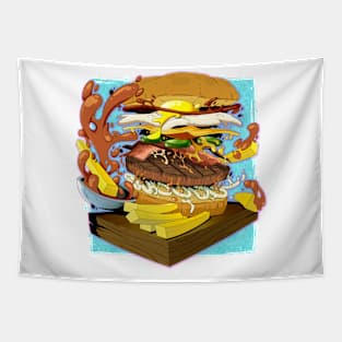 Burger Bomb Tapestry