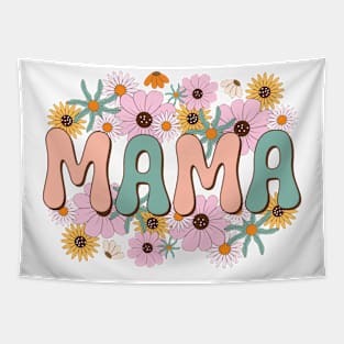 Mama in a Garden Floral Tapestry