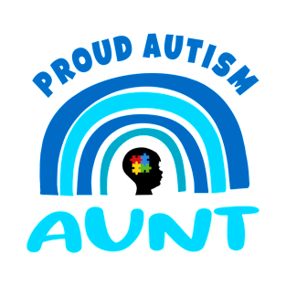 Proud Autism Aunt T-Shirt