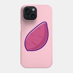 Purple Sweet Potato Cartoon Phone Case