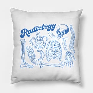 RADIOLOGY Funny Skeleton Party Pillow