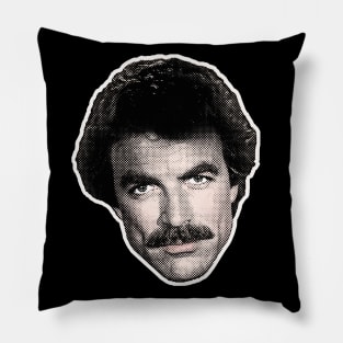 Magnum P.I. 80s Retro Design Pillow