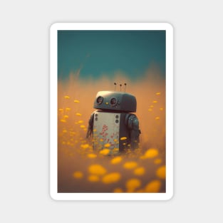 Lonely Little Bot Magnet