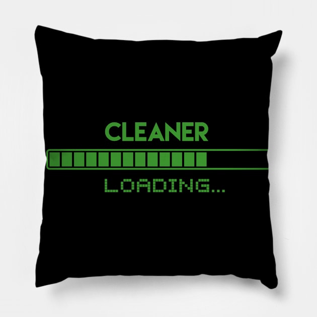 Cleaner Loading Pillow by Grove Designs