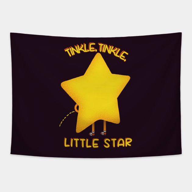 Tinkle, Tinkle, Little Star Tapestry by Lonesto