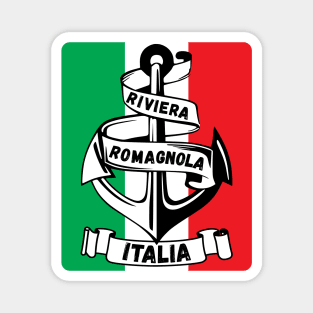 Riviera Romagnola Italy Flag Magnet