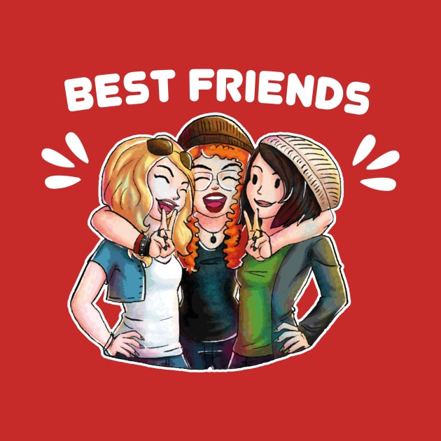 Girls best friends friendship day by Superior T-Shirt