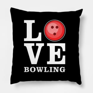 Love Bowling Pillow