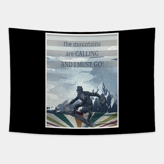 go to snowboarding Tapestry by ElArrogante