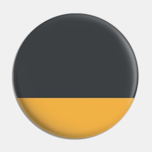 Solid colors yellow and gray Pin