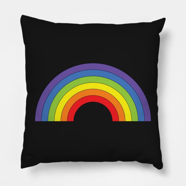 Rainbow Pillow by suranyami