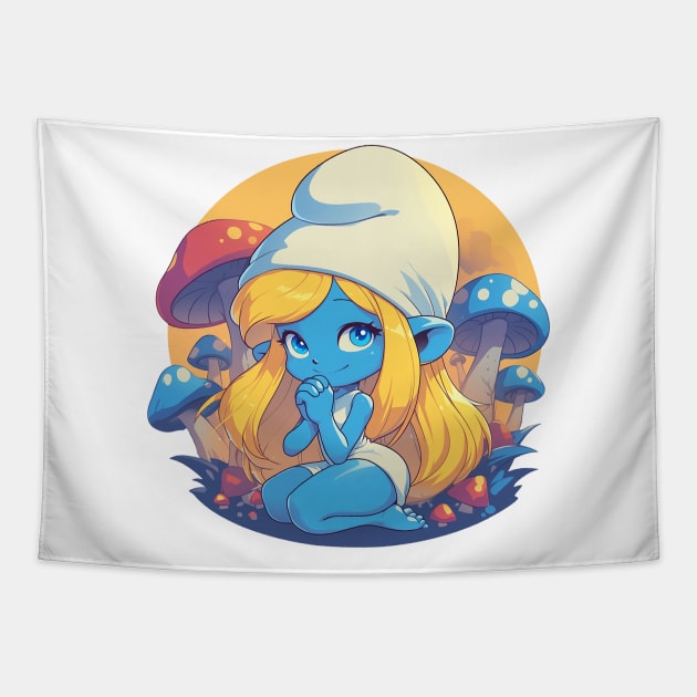 smurf Tapestry by StevenBag