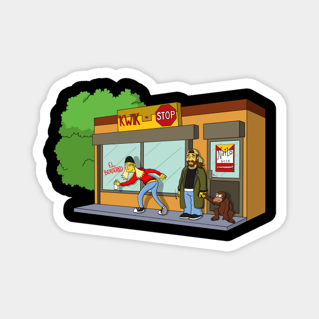 Jay & Silent Bob at the Kwik Stop Magnet by BrianPower