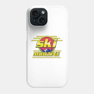 Morzine France Ski 80s logo Phone Case