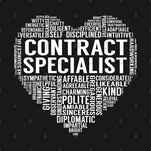 Contract Specialist Heart by LotusTee