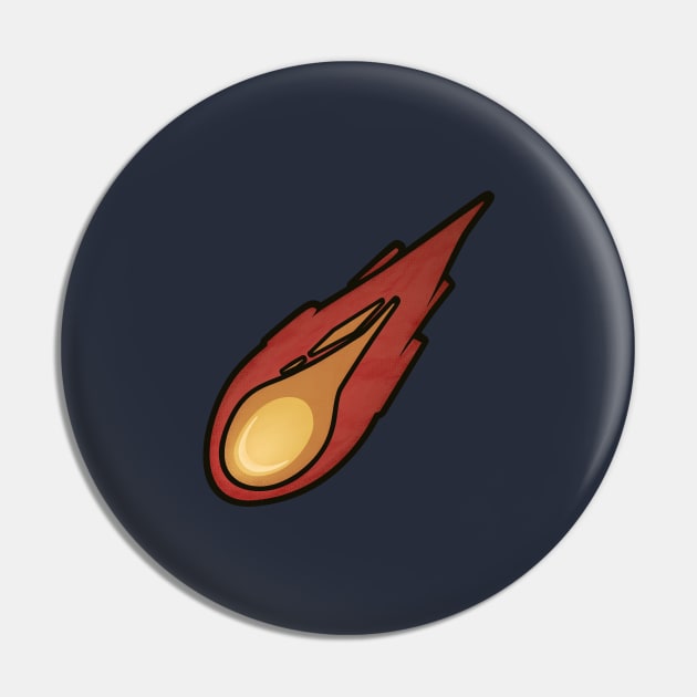 Meteor Pin by SunsetGraphics