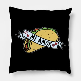 Mi Amor Taco Pillow