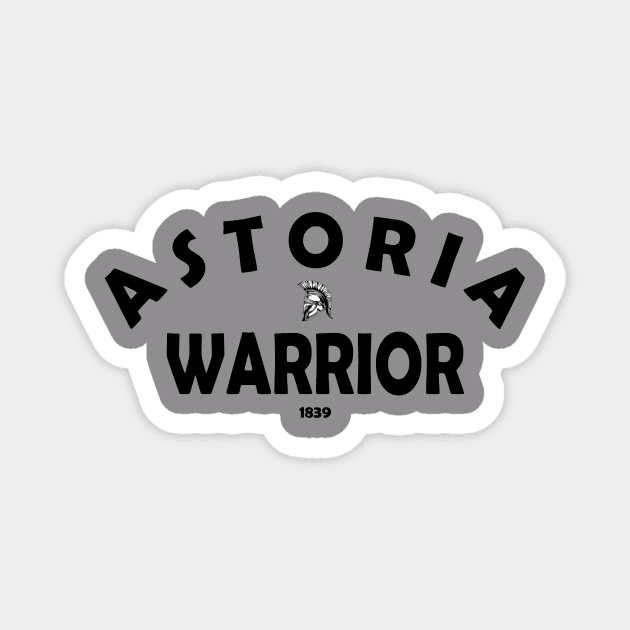 Astoria Warrior State Magnet by Original Astoria Kid