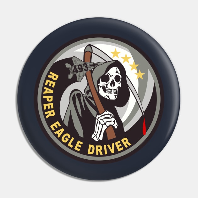 493rd Reaper Eagle Driver Pin by MBK