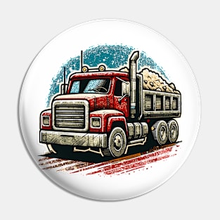 Cartoon truck Pin