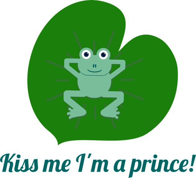 Frog prince Kids T-Shirt by TeawithAlice