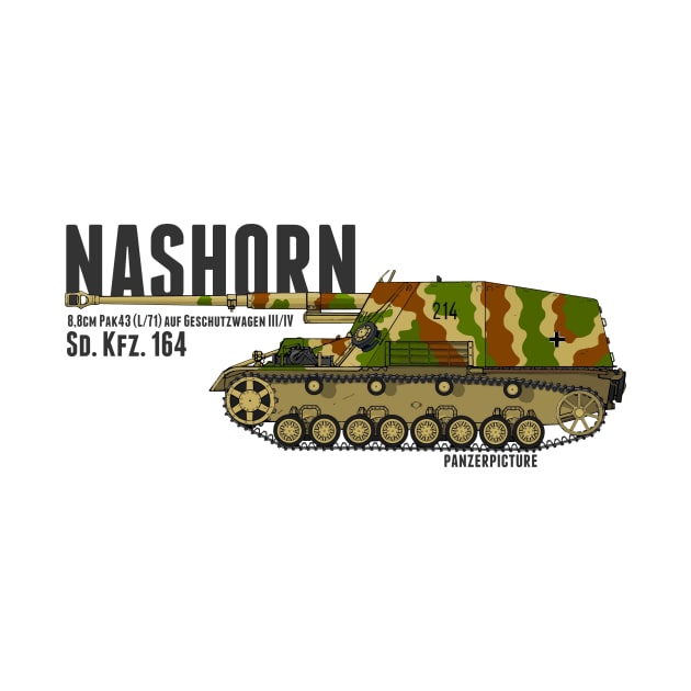 Nashorn Tank Destroyer by Panzerpicture